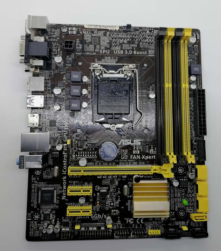 华硕B85M-G1155主板H81