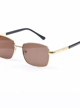 男女全框架太阳镜平光镜抵挡水晶眼镜合成墨镜阳光护目水晶茶色