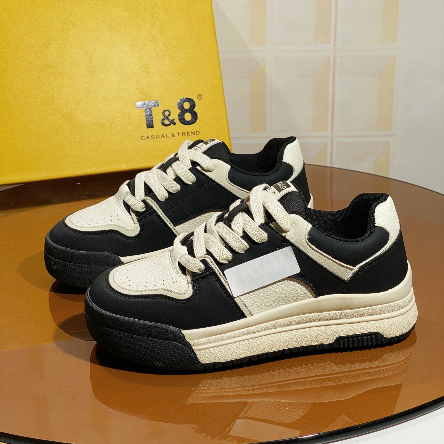 633073H306934清仓T8品牌撤柜断码运动鞋板鞋熊猫鞋休闲鞋百搭