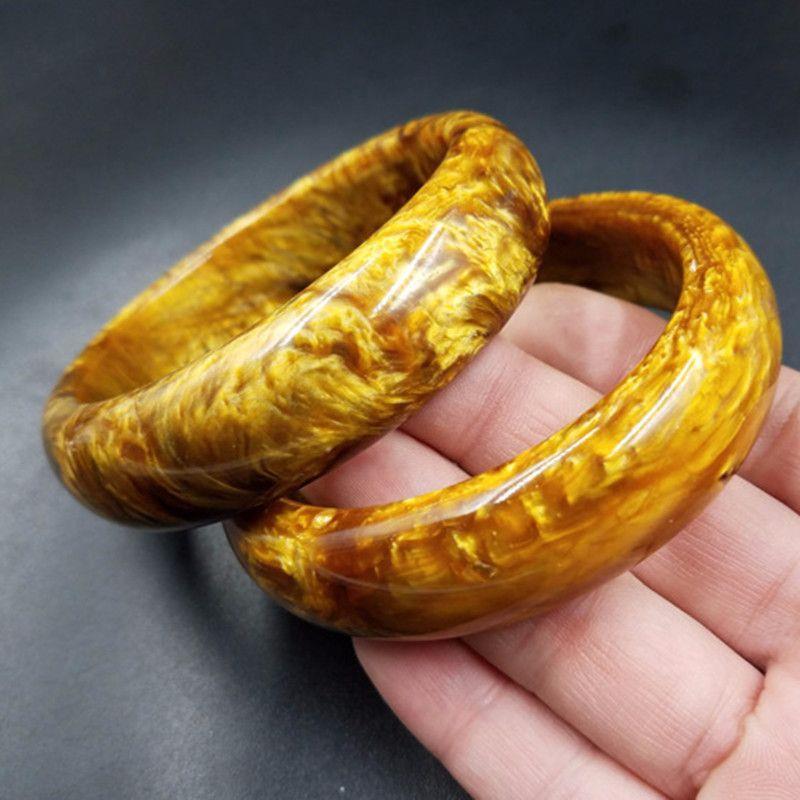 仿 新款金丝海柳手镯 海柳琥珀蜜蜡手镯 老蜜蜡手镯批发