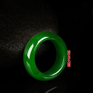 外蒙玉碧色玉色戒指玉戒指尾戒情侣对戒男女款供货