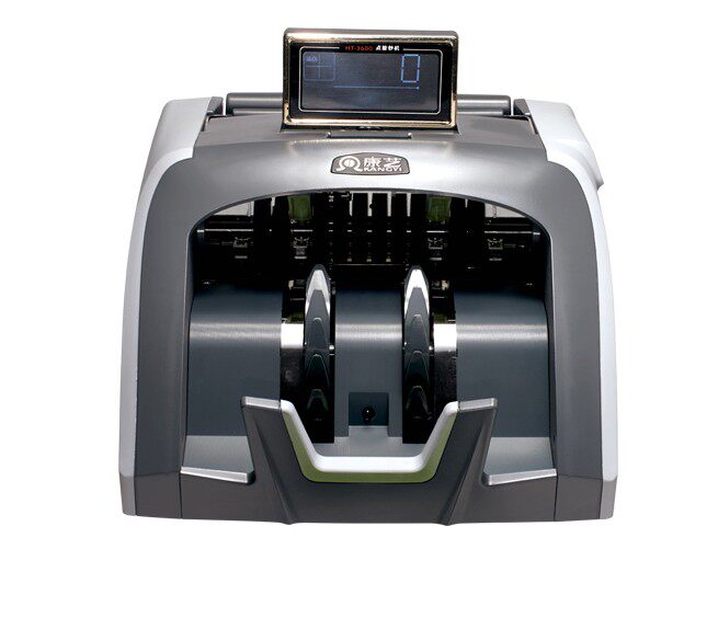康艺点钞机HT-3600B类银行专用验钞机智能混点支持2019新版人民币