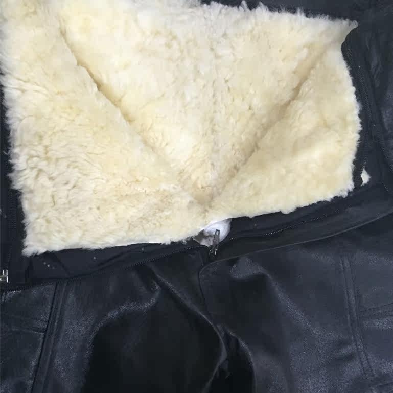 Pantalon cuir homme droit pour hiver - Ref 1483193 Image 4