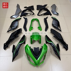 适用川崎Z1000SX 全车外壳 20-25年摩托车壳配件车身套件黑绿版画