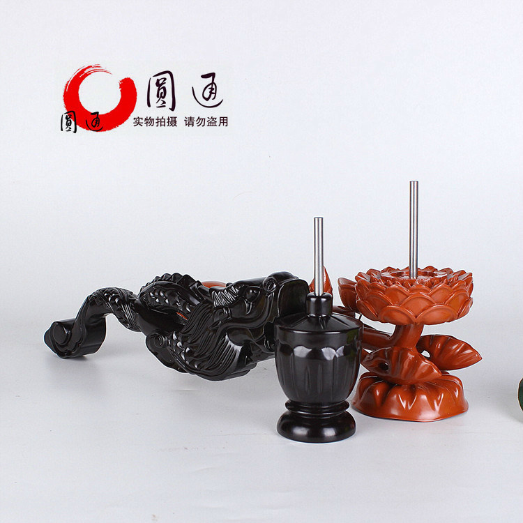 佛具用品手炉焰口水路木雕香炉