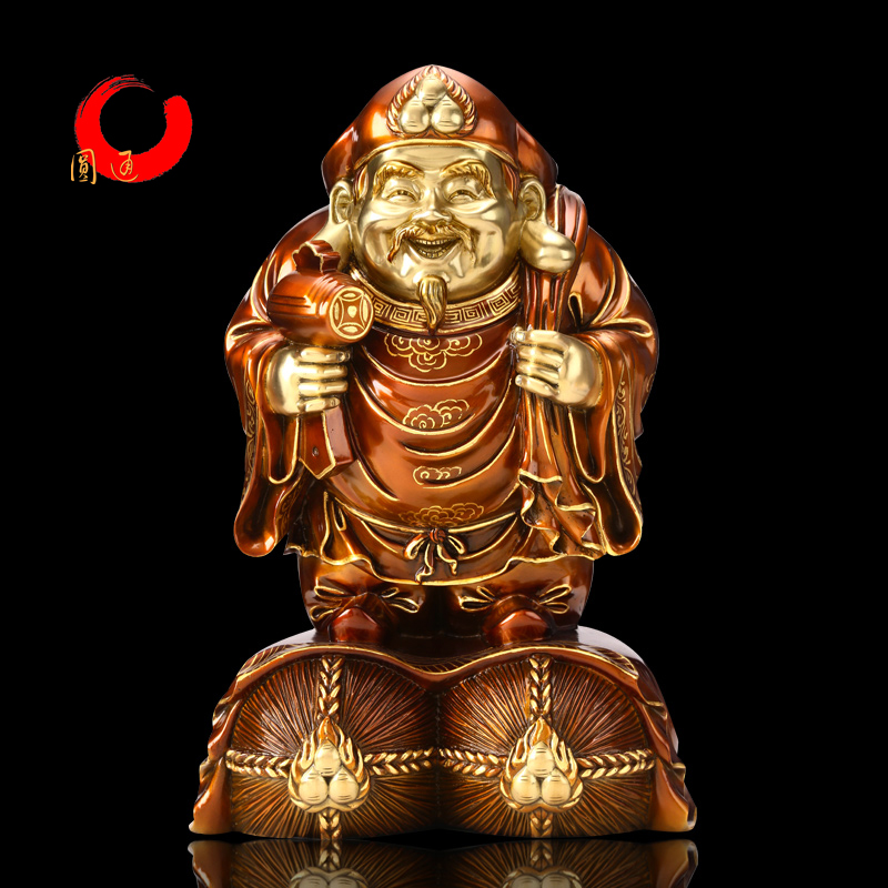 大黑天财神密宗招手三面菩萨佛像