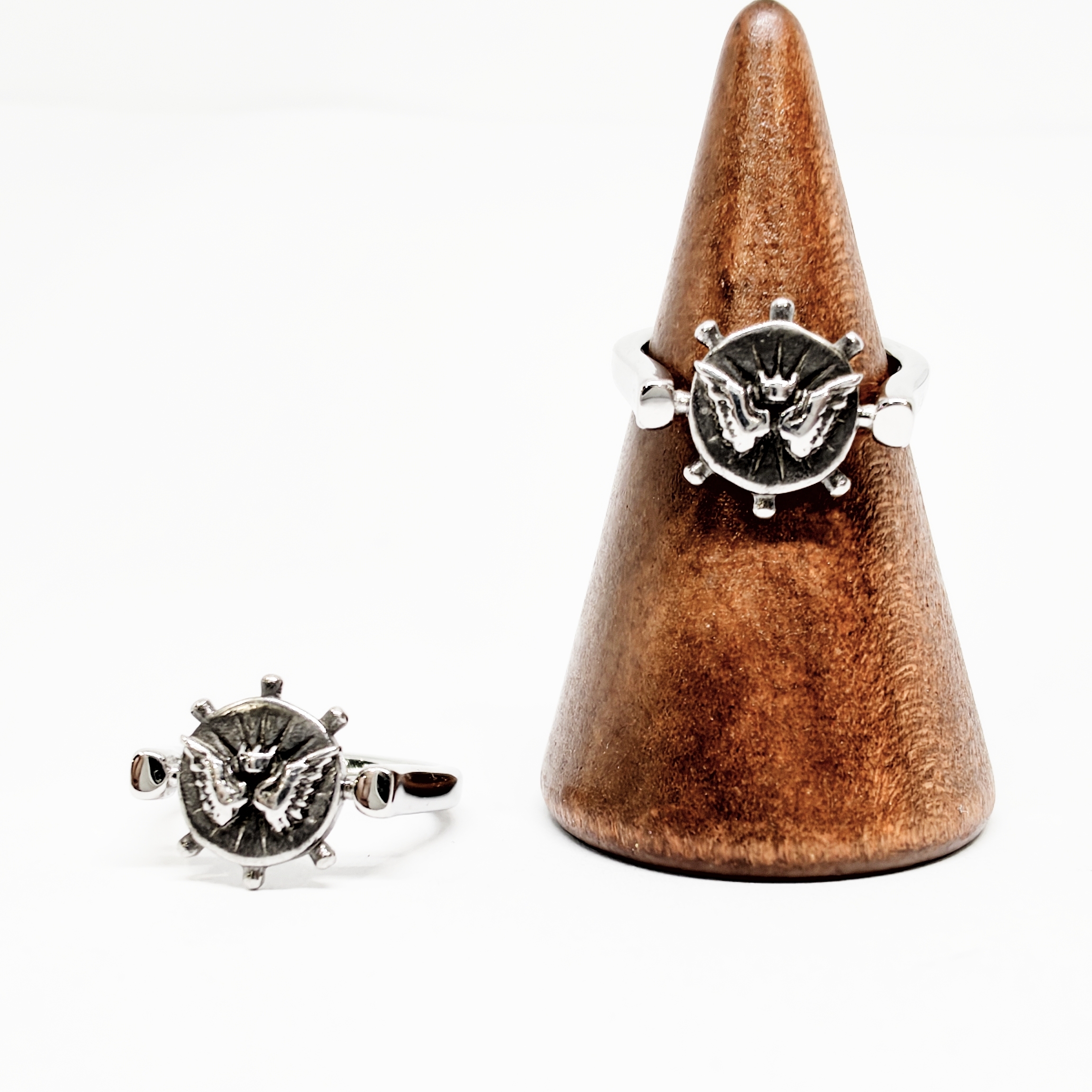 原创不掉色时来运转戒指