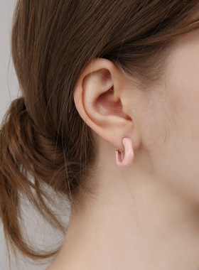 925银不对称耳钉2025年新款潮设计感韩版简约气质时尚耳饰女