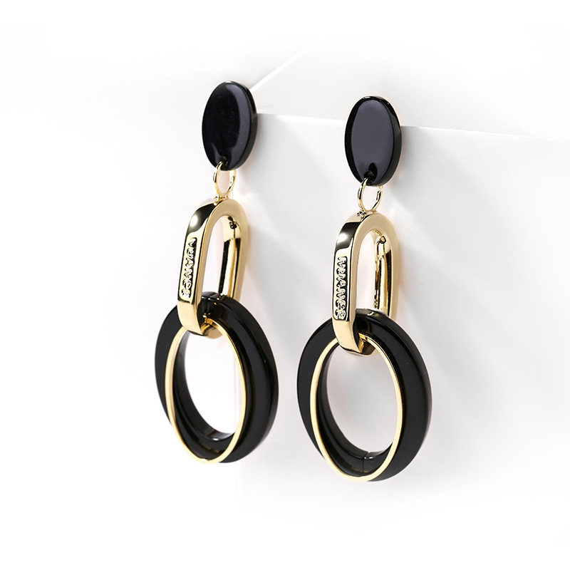 2025新款时尚法式耳环925银气质耳坠潮网红个性简约耳饰女夸张