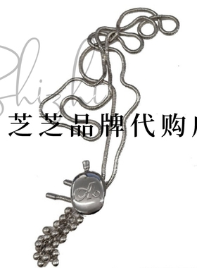 AL9P006822原590 双皇冠专柜正品2025冬金属银色葡萄吊坠链