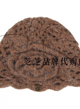 AK1P001790原590双皇冠专柜正品2026春百搭手工钩针针织冷帽