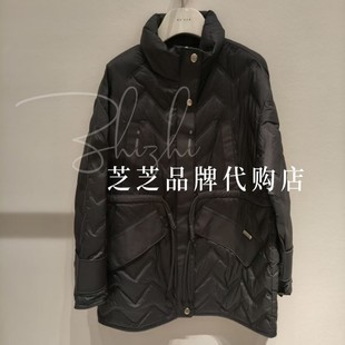 RL90502576原2699双皇冠专柜正品 2025冬可收腰抽绳中长羽绒服