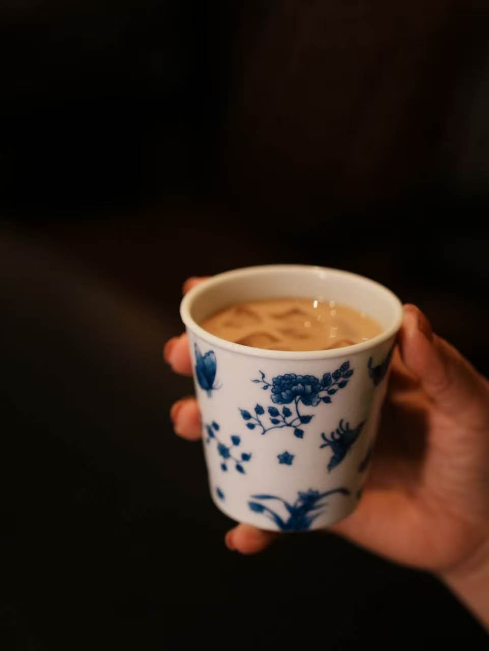念物山坊念物集蝶恋花可乐杯手工手绘送礼