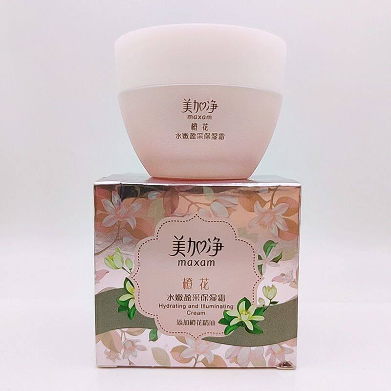 美加净橙花水嫩盈采保湿面霜50g 锁水保湿 持久水润 正品包邮