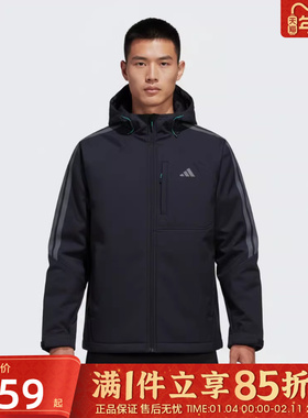 优购adidas阿迪达斯男子TH SOFTSHELL JK运动健身夹克外套KR2498
