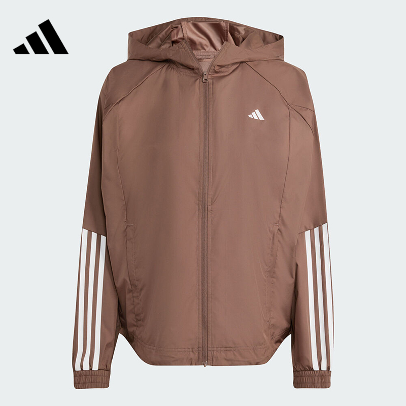 优购adidas阿迪达斯女子HYGLM WINDB运动健身夹克外套JX7381