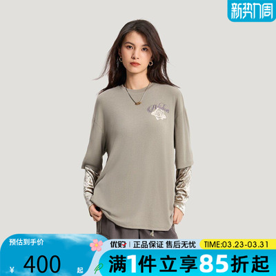 优购adidas阿迪达斯三叶草女子上衣运动休闲长袖T恤KR5039