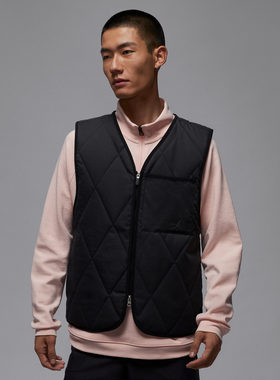 优购NIKE耐克男子jordan高尔夫运动休闲棉服背心马甲HQ8680-010