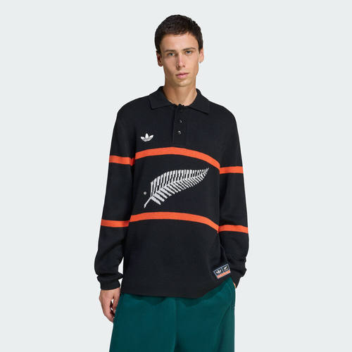 优购adidas阿迪达斯三叶草男子KNITTED POLO毛衣套头衫KG4640