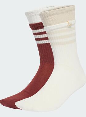 优购adidas阿迪达斯三叶草男女3S 2L CR S 2P休闲袜子JX5198