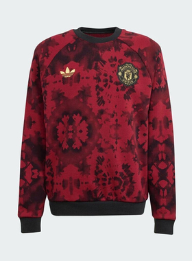 优购adidas阿迪达斯儿童MUFC CNY CR Y针织运动卫衣JZ4060