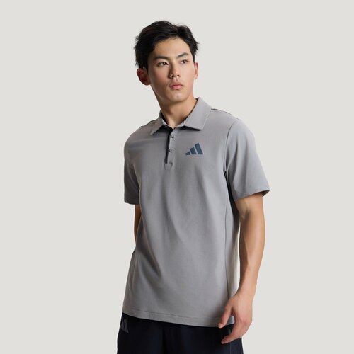 优购adidas阿迪达斯男子上衣翻领POLO衫运动休闲短袖T恤KC7018