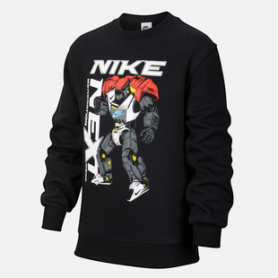 卫衣IR0099 优购NIKE耐克大童K FT运动休闲套头衫 CLUB 010 NSW