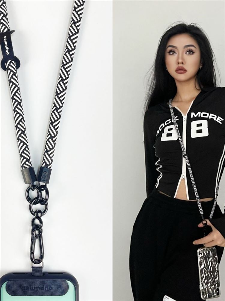 挂手机的绳子脖子带解放双手爬山旅行防偷多功能可拆卸斜挎背不勒