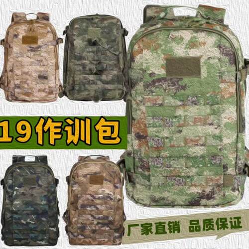 正版E21K新式突击包双肩包防水训练包背囊作业包野营H19Ek作训包