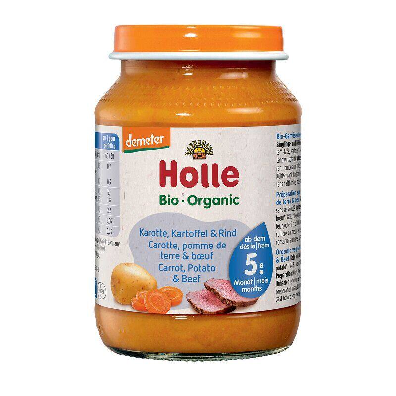 Holle 有机薯仔胡萝卜牛肉香港进口婴儿宝宝辅食果肉菜蓉营养190g