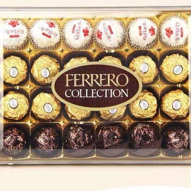 費列羅 - 三色24粒金莎朱古力禮盒24粒裝雜錦三種口味269g