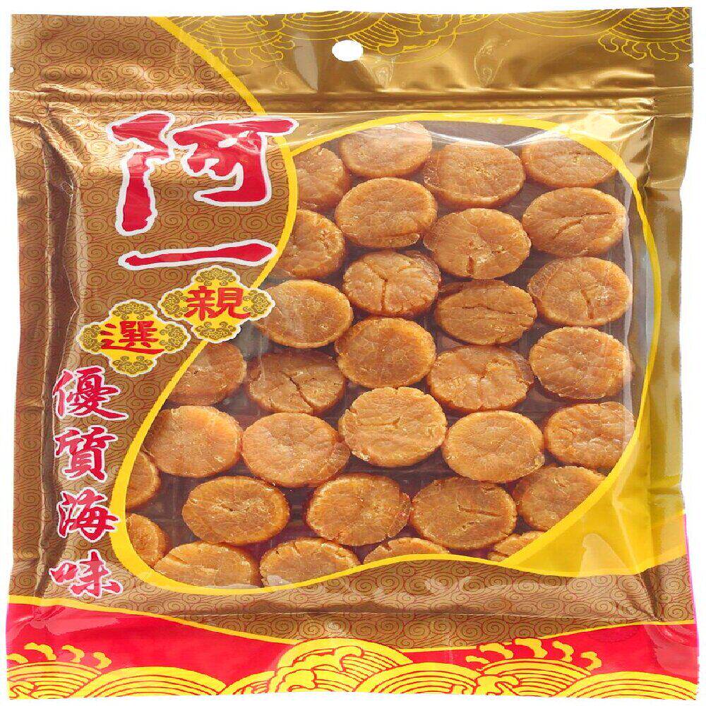 日本阿一鲍鱼 - 阿一精选北海道元贝SA 215g/袋 海鲜干货煲汤食材