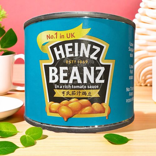 香港代购 进口Heinz亨氏 BAKED BEANS-TOMATO SAUCE 茄汁焗豆罐头