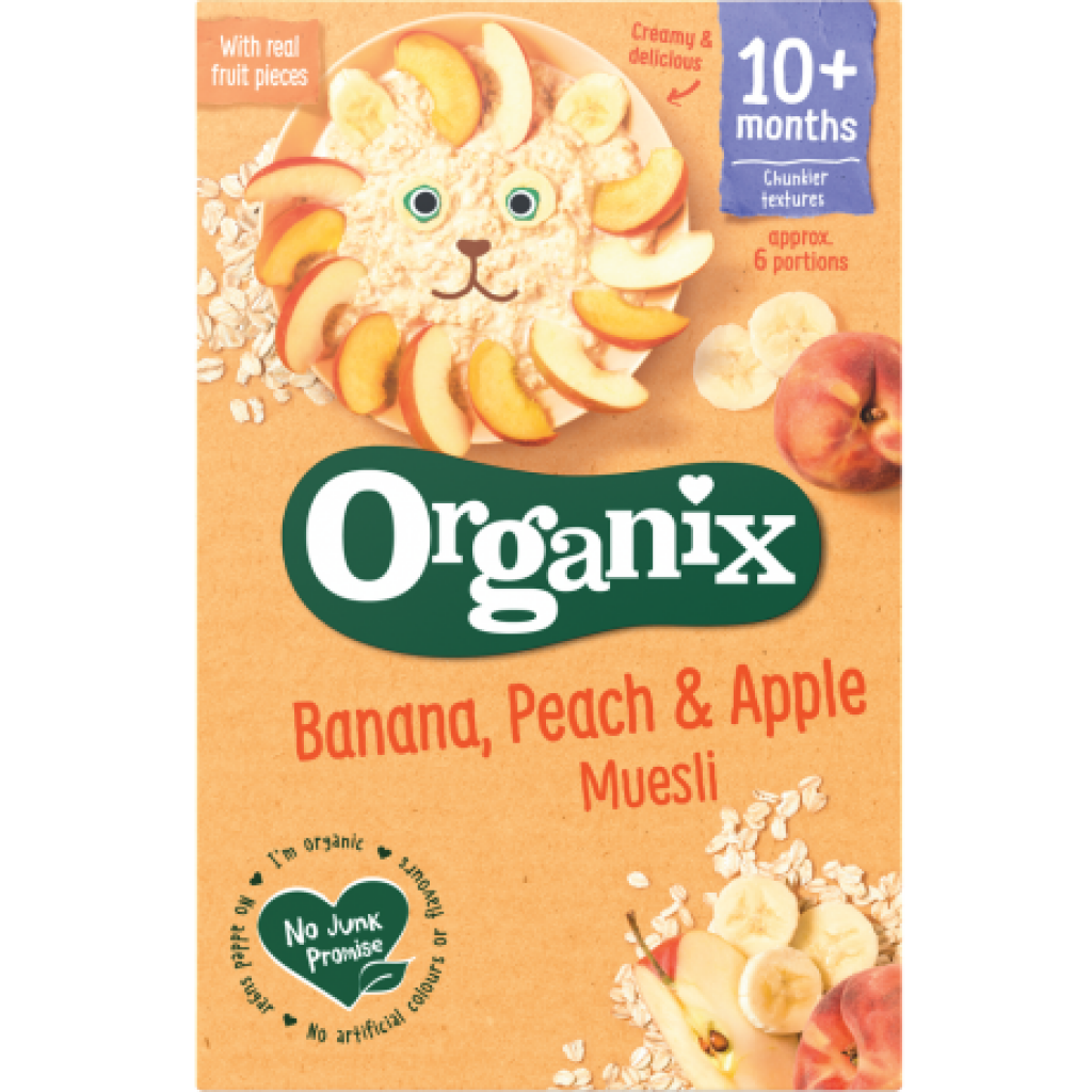 Organix - 有机香蕉苹果桃米糊