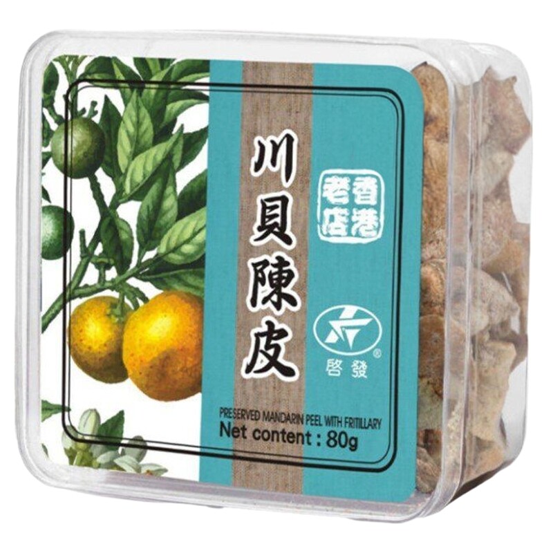 启发 茶庄川贝陈皮80G办公室零食追剧球赛解馋果干港式果脯小零食