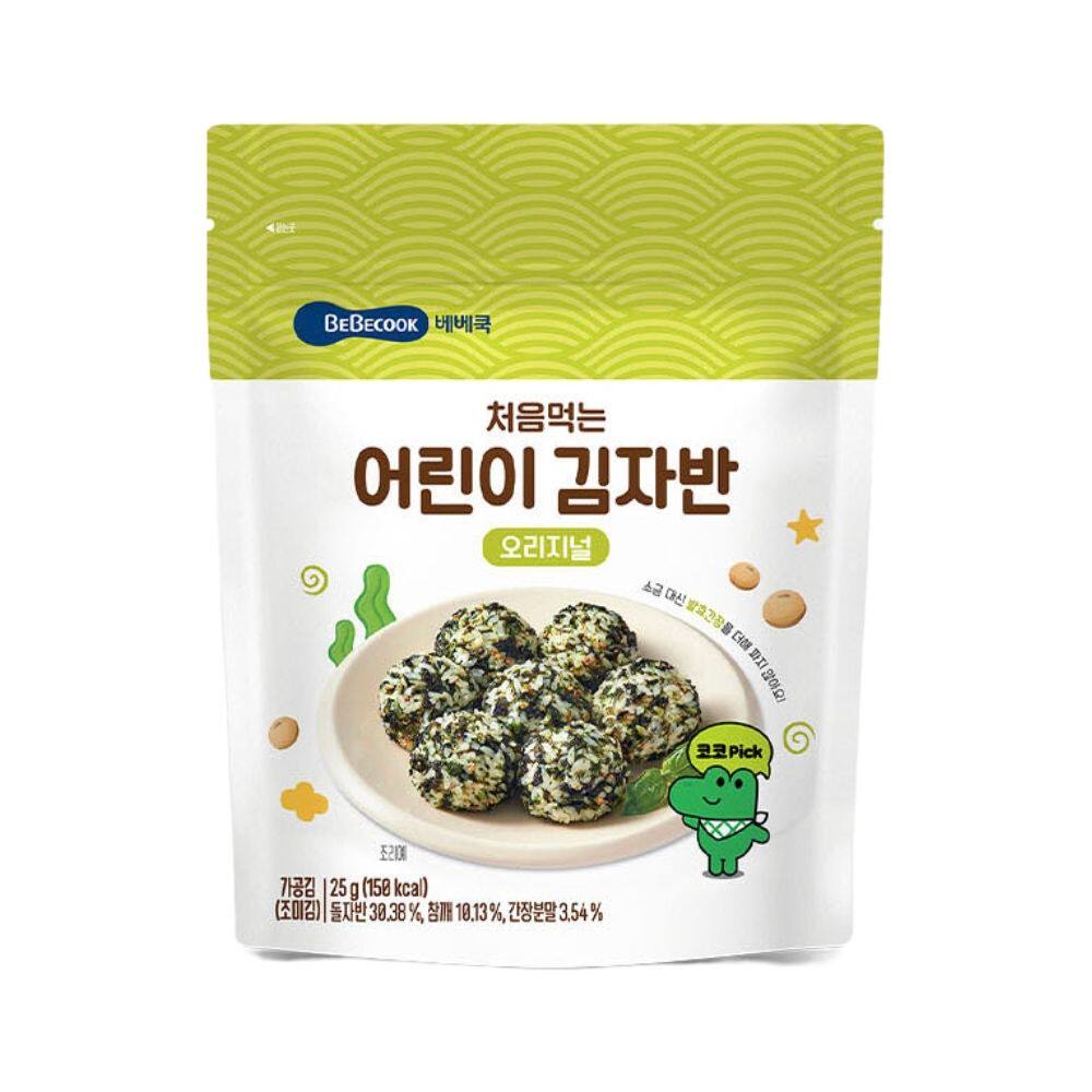 BEBECOOK 有机烤紫菜碎原味25g酥脆烤精选爆款健康零食营养绿色版