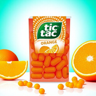 香港代购TICTAC嘀嗒糖薄荷香橙草莓味薄荷糖24g便携香口珠