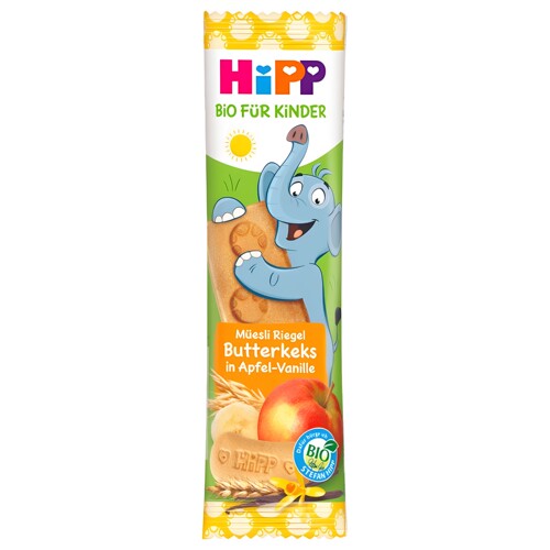 喜宝HiPP 有机幼儿苹果云呢拿香草燕麦能量棒20g营养健康1岁+宝宝