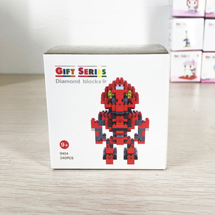 Loz积木变形金刚红色大黄蜂飞过山毒刺小颗粒益智生日礼物男玩具