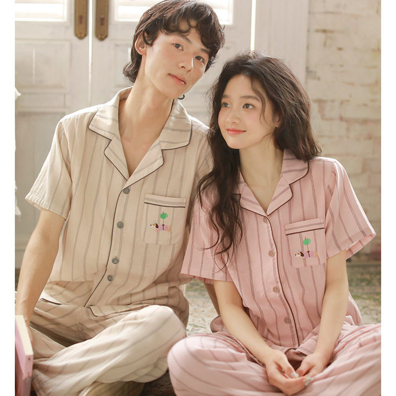 夏季新款棉纱家居服,舒适透气