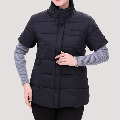 中老年男士冬季护肩马夹保暖背心