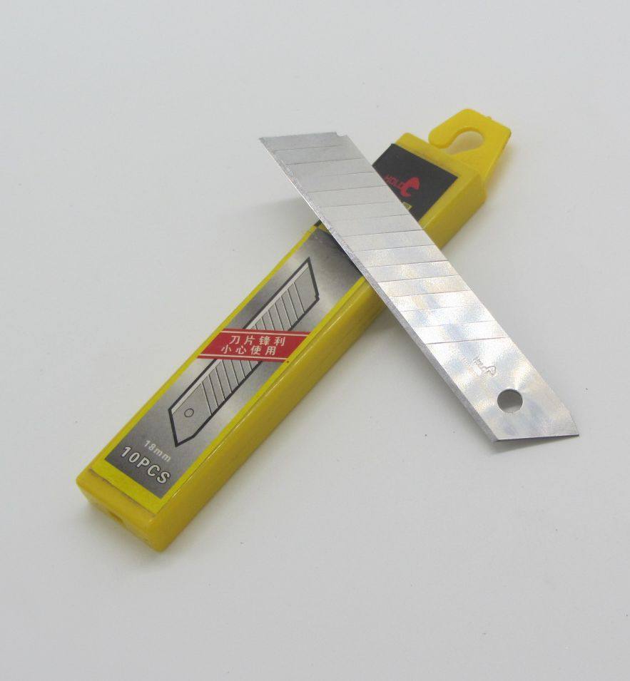 美工刀片美工刀刀片配件 大号10片装 办公裁纸电工维修工具