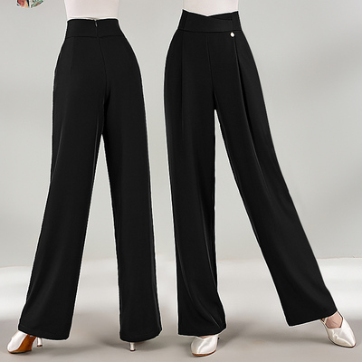 中高腰裤子丹珍摩登舞四季款裤子