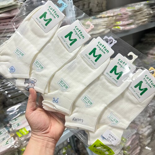 绵花王国袜子女夏季船袜韩版潮网