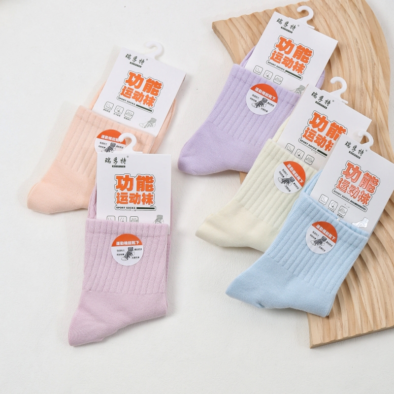 瑞孚特秋冬中筒袜子棉袜