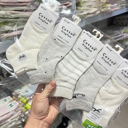 绵花王国袜夏季子女生低帮空调袜