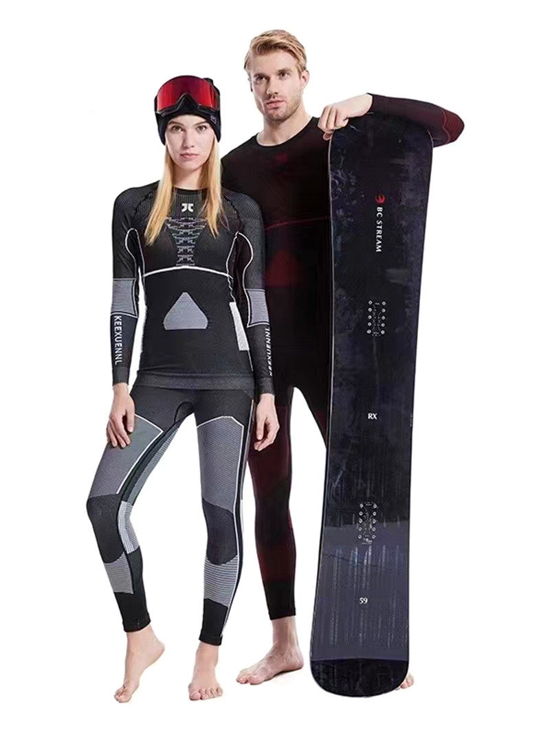 KEEXUENNL珂宣尼UW速干衣运动登山滑雪服排汗保暖套装自行车服冬