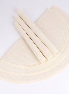 蒸笼布垫 加厚上浆棉纱厨房蒸锅蒸笼蒸包子粉蒸肉屉布 不沾棉布垫