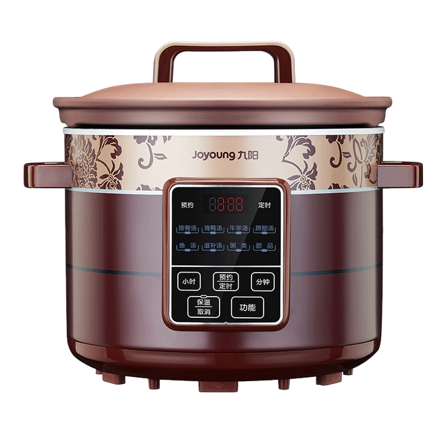 joyoung/九阳dgd50-05ak紫砂电炖锅5l大容量炖盅煮粥营养煲汤家用