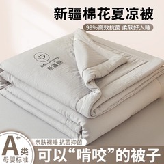 新款新疆纯棉全棉空调被夏凉被夏季双人薄被子宿舍单人学生可机洗